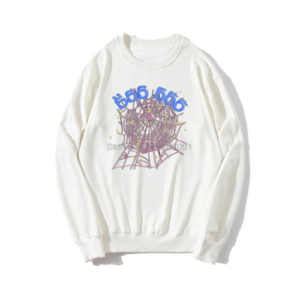 Sp5der 555555 Angel Number White Sweatshirt